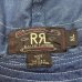 画像2: -1998's "DOUBLE R L"　U.S.ARMY　TYPE　４ PANNELS　COTTON TWILL　INDIGO 染め　HAT　「MADE IN U.S.A.」　SIZE表記：XL (2)