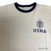 画像4: around 80's　”U.S.NAVAL　ACCADEMY"　（USNA)　RINGER　Tee SHIRTS　（実寸 L）