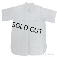 40's　”U.S.NAVY"　SHORT SLEEVE　CHAMBRAY SHIRTS　マチ付き!!