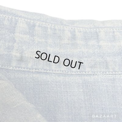 画像2: 40's　”U.S.NAVY"　SHORT SLEEVE　CHAMBRAY SHIRTS　マチ付き!!
