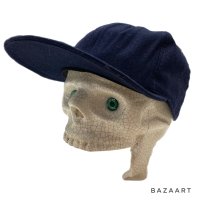 -70's　"NEW　ERA”　DARK NAVY　SOLID　OLD　BASEBALL CAP　good style !!