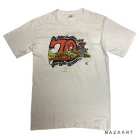 70's "Joe Baus Ruttman"　両面 しみこみPRINTED　Tee SHIRTS