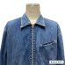 画像29: early 50's　"KEY"　VERY CLASSIC STYLE　FULL ZIP.　DENIM WORK JACKET　WITH　BACK EMBROIDERY　Big size !!