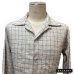 画像19: 50's MINT CONDITION　"VAN HEUSEN"　OPEN COLLAR　CHECK PATTEN　GABARDIN　SHIRTS　with NEP　very good condition !!