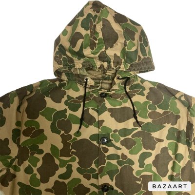 画像2: 50's "SEARS"　EGGPLANT CAMO.　PATTERN　HOODED　HUNTING JACKET　rare !!