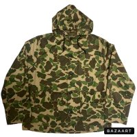 50's "SEARS"　EGGPLANT CAMO.　PATTERN　HOODED　HUNTING JACKET　rare !!