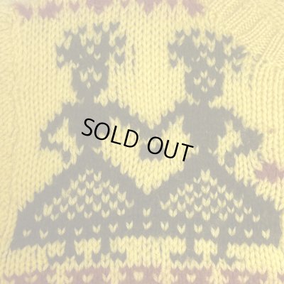 画像4: -50's "BROOKS BROTHERS"　UNUSUAL COLOR　JACGUARD　WOOL KNIT　very rare !!　