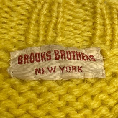 画像2: -50's "BROOKS BROTHERS"　UNUSUAL COLOR　JACGUARD　WOOL KNIT　very rare !!　