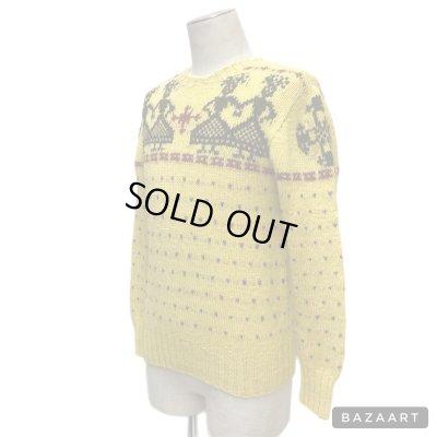 画像13: -50's "BROOKS BROTHERS"　UNUSUAL COLOR　JACGUARD　WOOL KNIT　very rare !!　