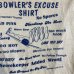 画像6: 70's "BOWLER'S EXCUSE SHIRT"　PRINTED RINGER Tee SHIRTS