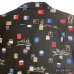 画像6: 50's "JANTZEN"　PRINTED　COTTON　SHOR　SLEEVE　SHIRTS　BLACK !!　SIZE：M