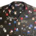 画像5: 50's "JANTZEN"　PRINTED　COTTON　SHOR　SLEEVE　SHIRTS　BLACK !!　SIZE：M