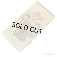 -40's "NAVAJO"   SILVER  THUNDERBIRD  motif　MONEY  CLIP