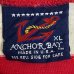 画像2: 80's "ANCHER BAY"　HENRY NECK　RED / WHITE　WIDE BORDER　Tee SHIRTS　SIZE:XL (2)