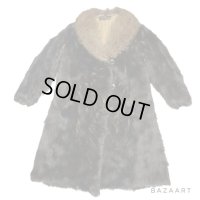 1910's- "Georges Causard"　SHAWL COLLAR　REAL　GRIZZLY　HAIR ON HIDE　COAT　SPECIAL　very old !!　　