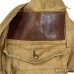 画像16: 1910's　"LEATHER × COTTON TWILL"　HUNTING　SOULDER BAG　very old !!