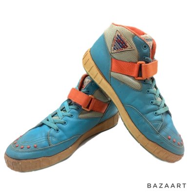 画像1: 80's "REEBOK"　SKATEBOARD BMX　「RAD」　sax blue × orange　size：US 10　　