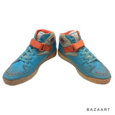 画像2: 80's "REEBOK"　SKATEBOARD BMX　「RAD」　sax blue × orange　size：US 10　　