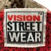 画像13: 1987's "VISION　strret wear”　”ABSTRACT　PATTERN”　COTTON CANVAS　SKATE BOARD　SNEAKER　Hi. CUT　SIZE:11