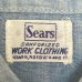 画像2: 50's-　”SEARS”　ORIGINAL　SHORT SLEEVEE　CHAMBRAY SHIRTS　 (2)