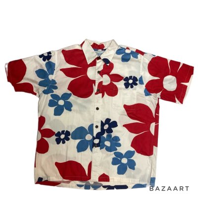 画像1: 70's "Surf Line"　COTTON　HAWAIIAN　SHIRTS　big size !!