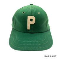 60's DEAD STOCK　BASEBALL CAP　with FELT PATCH "P"