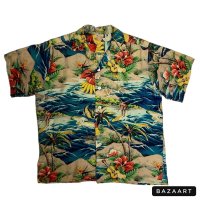 50's "PALI  HAWAIIAN"　RAYON　HAWAIIAN　SHIRTS　SPECIAL !!　good price !!