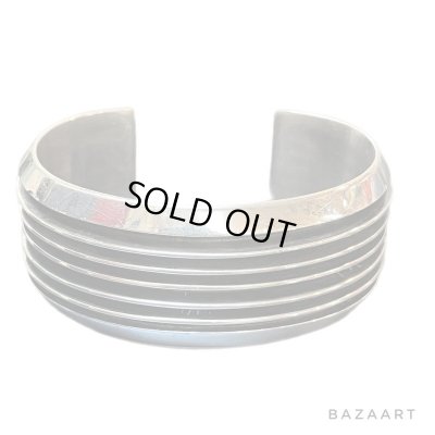 画像1: OLD　”NAVAJO”　”TOM HAWK”　「6 LINE BANGLE」　STERLING SILVER