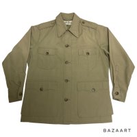 70's MINT CONDITION　OLD　”L.L.BEAN”　COOTTON POPLIN　SAFARI JACKET　SIZE:36