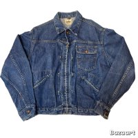 60's "CORRAL"　FULL　ZIP.　DENIM　WESTERN　JACKET　LIKE　WRNGLER　22 MJZ　very good condition !!