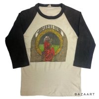 70's "GRATEFULLDEAD"　Three quarter Sleeve　しみ込み PRINTED　Tee SHIRTS