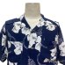 画像23: 50's "Sandy Mac Donald"　RAYON　HAWAIIAN SHIRTS　DARK NAVY × WHITE