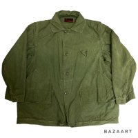 30's "Montgomery　Ward"　「WARDS　WESTERN FIELD」　OLIVE GREEN　DUCK　HUNTING JACKET　good condition !!