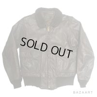 1970's　VIETNAM WAR　"U.S.NAVY"　”U.S.M.C.”　「G-1」　LEATHER　FLIGHT　JACKET　SIZE:40