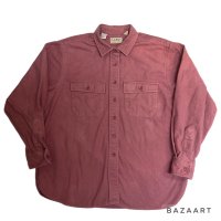 80's "L.L.BEAN"　HEAVY COTTON　FLANNEL　SHIRTS　with NICE POCKET