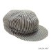 画像19: 60's　PRINTED　HICKORY STRIPE　6 PANNELS　WORK CAP