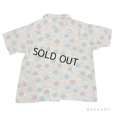 画像2: 50's　”ABSTRACT　PATTERN”　SHORT SLEEVE　RAYON SHIRTS　very nice !!　good price !!