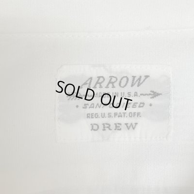 画像2: -50's MINT CONDITION　"ARROW"　ALL COTTON　WHITE　LONG SLEEVE SHIRTS　マチ付き　　