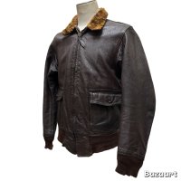1944s "U.S.NAVY"　「AN 6552」　GOAT　SKIN　LEATHER　FLIGHT　JACKET　SIZE表記：38