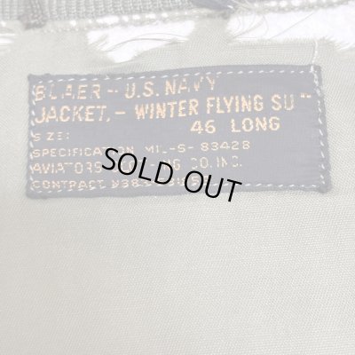 画像2: 1958's "U.S.NAVY"　「G-8」　（WEP）　WINTER　FLIGHT　JACKET　SIZE：46 Long    Rare Big Size !!　Long Length !!