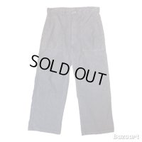 40's　DENIM　FATIGUE　BAKER　PANTS　”U.S. MILITARY　OFFICER”　PANTS　WITH　POCKET STITCH　AND　RIVET BUTTON　SIZE:W 38 × L 29　very rare !!　