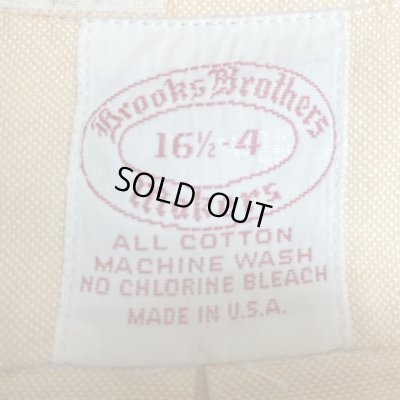 画像2: 80's-90's OLD　"BROOKS BROTHERS"　BUTTON DOWN  SHIRTS 　ALL COTTON　"6 BUTTONS"　size：16 1/2 - 4