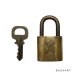 画像1: OLD　”LOUIS VUITTON”　BRASS　PADLOCK　（PARIS表記なし） (1)