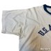画像7: 60's- "U.S.AIR FORCE"　RINGER　しみ込み PRINTED　Tee SHIRTS　SIZE: 実寸 XL　big size !!