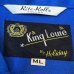 画像2: 50's DEAD STOCK　”King Louie”　Rite - Roll　COLLAR　BOWLING　SHIRT　WITH　⚓　OLD SALTS　FLOCK　PRINTED　AND　EMBROIDERY　SIZE表記：ML (2)