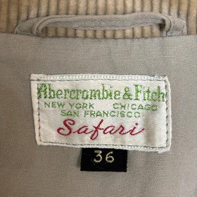 画像2: -60's "ABERCROMBIE & FITCH"　COTTON POPLIN　SAFARI　HUNTING　JACKET　good condition !!