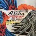 画像2: 50's- "Aloha BRAND"　「PARROT　AND　PALM TREE」　PATTERN　RAYON　HAWAIIAN　SHIRTS　SIZE表記：M (2)