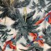 画像9: 50's- "Aloha BRAND"　「PARROT　AND　PALM TREE」　PATTERN　RAYON　HAWAIIAN　SHIRTS　SIZE表記：M