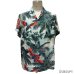 画像10: 50's- "Aloha BRAND"　「PARROT　AND　PALM TREE」　PATTERN　RAYON　HAWAIIAN　SHIRTS　SIZE表記：M