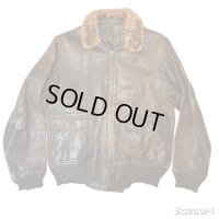 1950's "U.S.NAVY"　L.W.FOSTER SPORTSWEAR　「55 J 14」　G-1　FLIGHT　JACKET　WITH　「USN」　STENCIL　SIZE:40